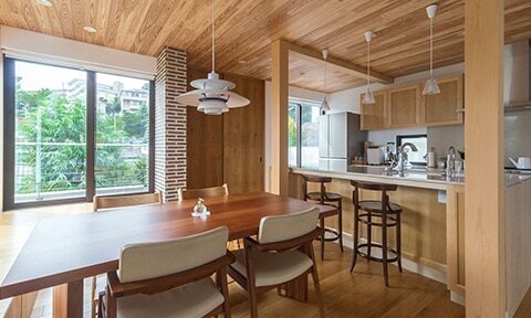 リフォーム後のリビングダイニング