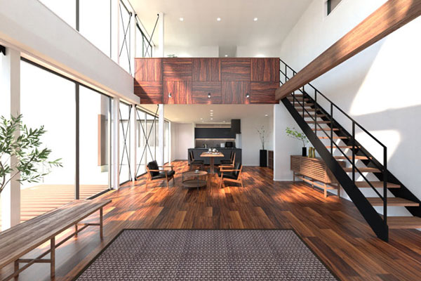 リフォームされたLDK